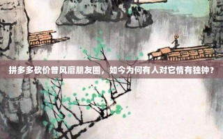 拼多多砍价曾风靡朋友圈，如今为何有人对它情有独钟？