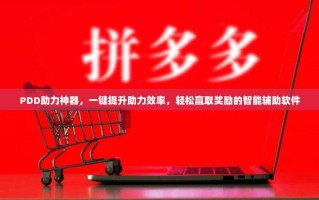 PDD助力神器，一键提升助力效率，轻松赢取奖励的智能辅助软件