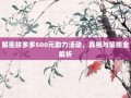 解密拼多多500元助力活动，真相与策略全解析
