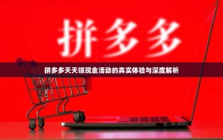 拼多多天天领现金活动的真实体验与深度解析