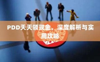 PDD天天领现金，深度解析与实用攻略