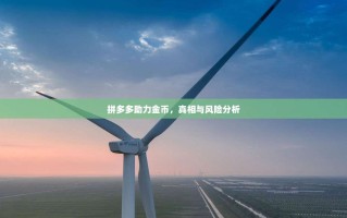 拼多多助力金币，真相与风险分析