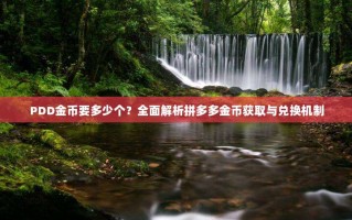 PDD金币要多少个？全面解析拼多多金币获取与兑换机制