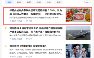 上海律师起诉拼多多砍价活动引关注，热度飙升至4478万