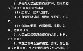 朋友欠款立案起诉指南：如何准备法律材料及满足法院受理条件