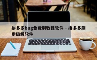 拼多多bug免费刷教程软件 - 拼多多刷步破解软件
