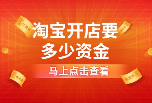 开淘宝店资金需求及保证金详情：货款与各类保证金要求-第1张图片-拼多多助力