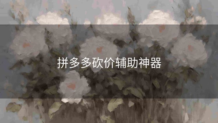 拼多多砍价有技巧，砍价辅助神器来帮忙-第1张图片-拼多多助力