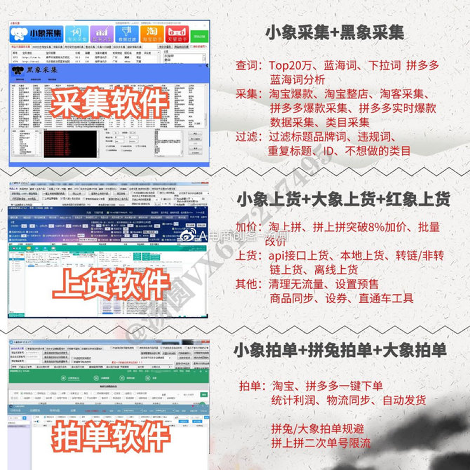 拼多多开店商家多平台开分店，上货软件小象助力新手-第1张图片-拼多多助力