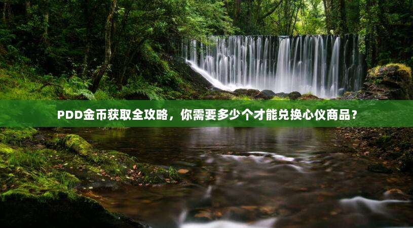 PDD金币获取全攻略,你需要多少个才能兑换心仪商品?-第1张图片-拼多多助力 PDD金币获取全攻略,你需要多少个才能兑换心仪商品?-第1张图片-拼多多助力