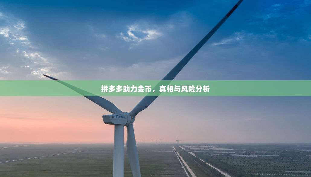 拼多多助力金币,真相与风险分析-第1张图片-拼多多助力 拼多多助力金币,真相与风险分析-第1张图片-拼多多助力