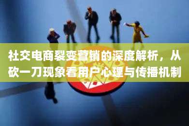 社交电商裂变营销的深度解析,从砍一刀现象看用户心理与传播机制-第1张图片-拼多多助力 社交电商裂变营销的深度解析,从砍一刀现象看用户心理与传播机制-第1张图片-拼多多助力