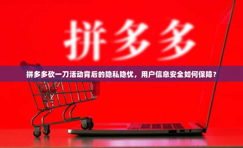 拼多多砍一刀活动背后的隐私隐忧,用户信息安全如何保障?-第1张图片-拼多多助力 拼多多砍一刀活动背后的隐私隐忧,用户信息安全如何保障?-第1张图片-拼多多助力