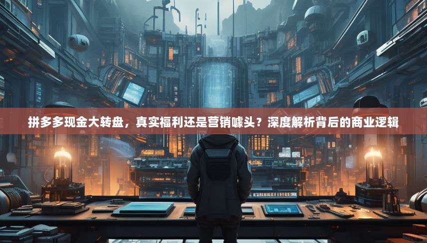 拼多多现金大转盘，真实福利还是营销噱头？深度解析背后的商业逻辑-第1张图片-拼多多助力