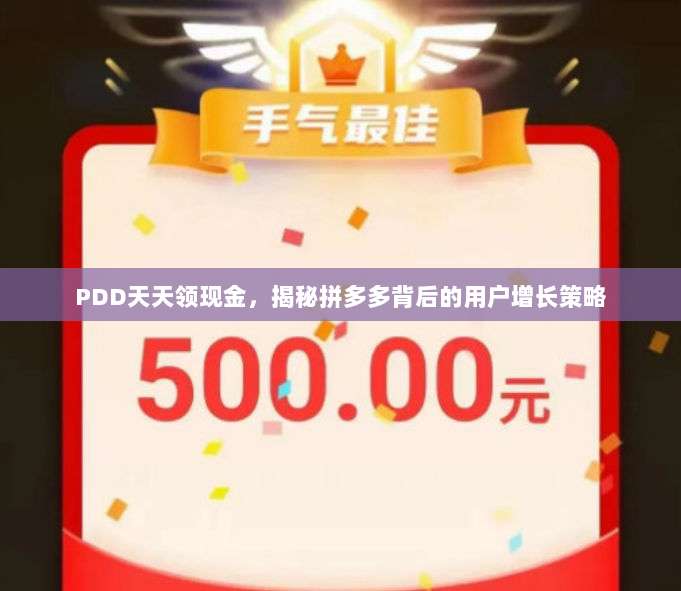 PDD天天领现金,揭秘拼多多背后的用户增长策略-第1张图片-拼多多助力 PDD天天领现金,揭秘拼多多背后的用户增长策略-第1张图片-拼多多助力