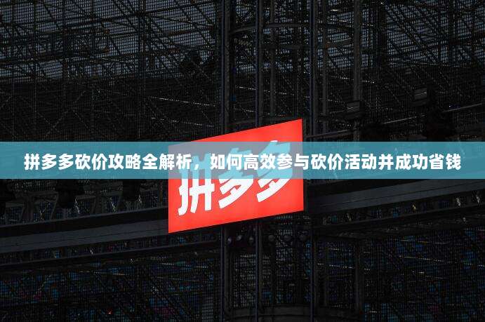 拼多多砍价攻略全解析,如何高效参与砍价活动并成功省钱-第1张图片-拼多多助力 拼多多砍价攻略全解析,如何高效参与砍价活动并成功省钱-第1张图片-拼多多助力
