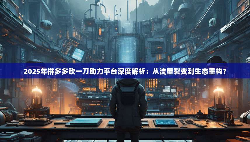 2025年拼多多砍一刀助力平台深度解析:从流量裂变到生态重构?-第1张图片-拼多多助力 2025年拼多多砍一刀助力平台深度解析:从流量裂变到生态重构?-第1张图片-拼多多助力