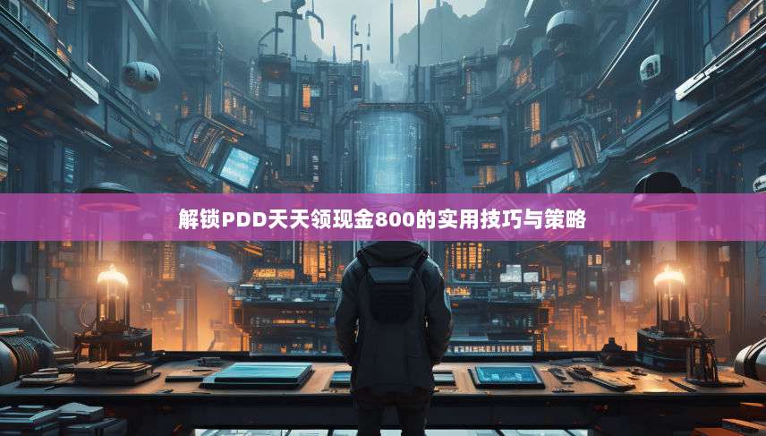 解锁PDD天天领现金800的实用技巧与策略-第1张图片-拼多多助力 解锁PDD天天领现金800的实用技巧与策略-第1张图片-拼多多助力