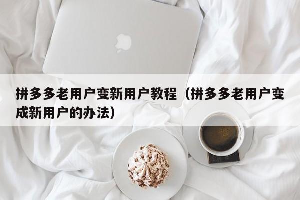 拼多多老用户变新用户教程（拼多多老用户变成新用户的办法）-第1张图片-拼多多助力
