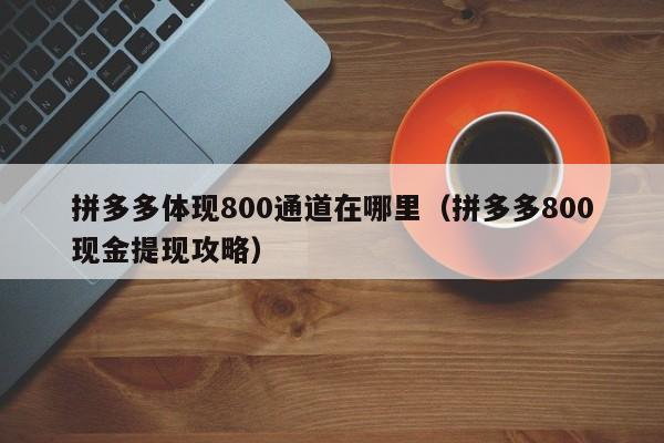 拼多多体现800通道在哪里（拼多多800现金提现攻略）-第1张图片-拼多多助力