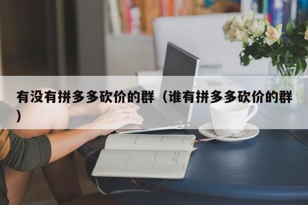 有没有拼多多砍价的群（谁有拼多多砍价的群）-第1张图片-拼多多助力