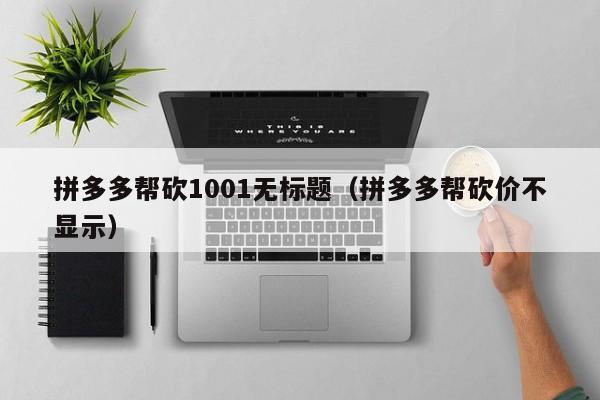 拼多多帮砍1001无标题（拼多多帮砍价不显示）-第1张图片-拼多多助力