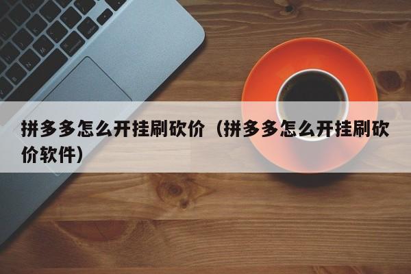 拼多多怎么开挂刷砍价（拼多多怎么开挂刷砍价软件）-第1张图片-拼多多助力