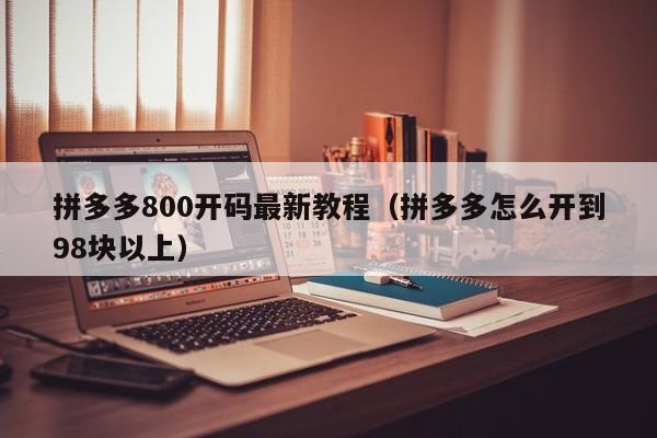 拼多多800开码最新教程（拼多多怎么开到98块以上）-第1张图片-拼多多助力