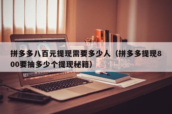 拼多多八百元提现需要多少人（拼多多提现800要抽多少个提现秘籍）-第1张图片-拼多多助力