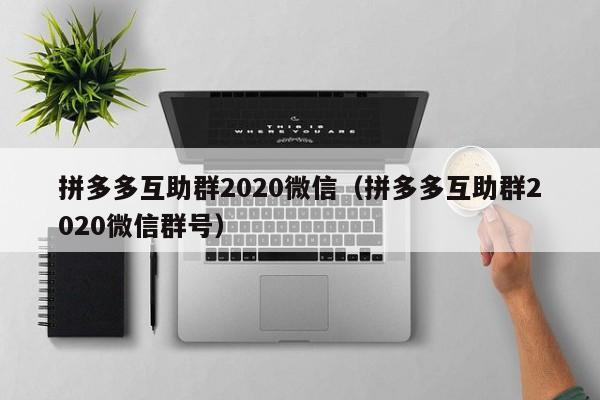 拼多多互助群2020微信（拼多多互助群2020微信群号）-第1张图片-拼多多助力