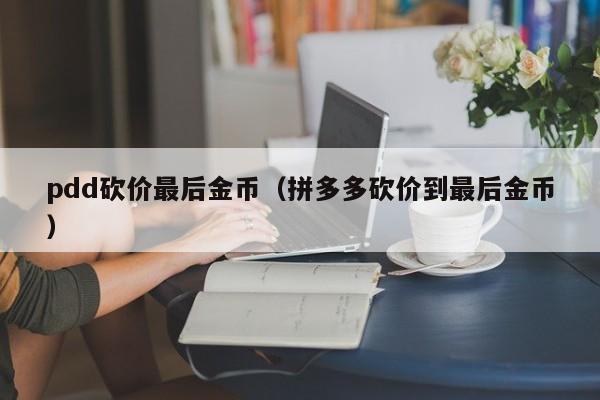 pdd砍价最后金币（拼多多砍价到最后金币）-第1张图片-拼多多助力