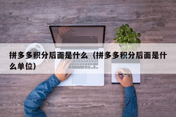 拼多多积分后面是什么（拼多多积分后面是什么单位）-第1张图片-拼多多助力