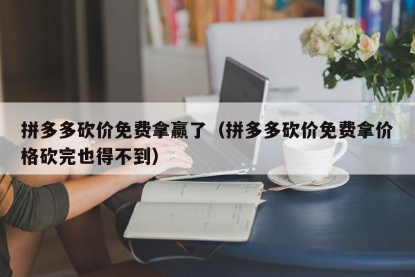 拼多多砍价免费拿赢了（拼多多砍价免费拿价格砍完也得不到）-第1张图片-拼多多助力