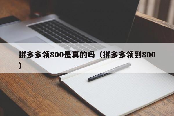 拼多多领800是真的吗（拼多多领到800）-第1张图片-拼多多助力