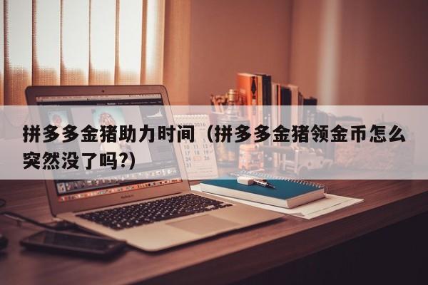 拼多多金猪助力时间（拼多多金猪领金币怎么突然没了吗?）-第1张图片-拼多多助力