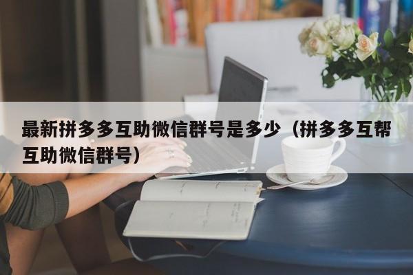 最新拼多多互助微信群号是多少（拼多多互帮互助微信群号）-第1张图片-拼多多助力