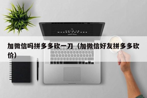 加微信吗拼多多砍一刀（加微信好友拼多多砍价）-第1张图片-拼多多助力