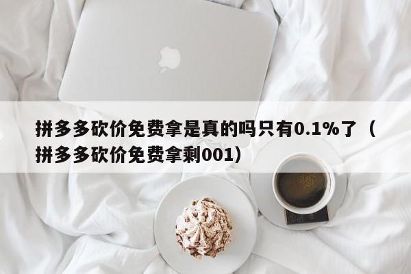 拼多多砍价免费拿是真的吗只有0.1%了（拼多多砍价免费拿剩001）-第1张图片-拼多多助力