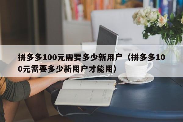 拼多多100元需要多少新用户（拼多多100元需要多少新用户才能用）-第1张图片-拼多多助力
