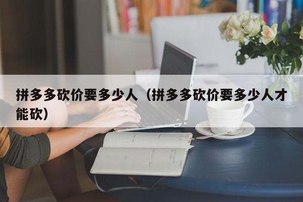 拼多多砍价要多少人（拼多多砍价要多少人才能砍）-第1张图片-拼多多助力