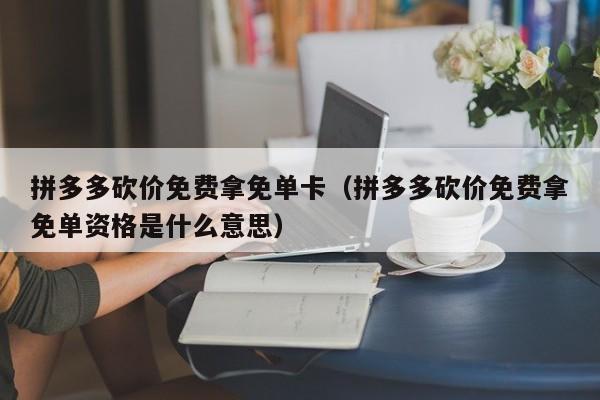 拼多多砍价免费拿免单卡（拼多多砍价免费拿免单资格是什么意思）-第1张图片-拼多多助力