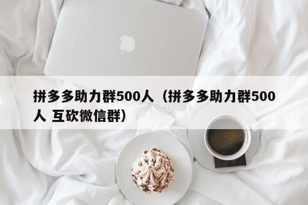 拼多多助力群500人（拼多多助力群500人 互砍微信群）-第1张图片-拼多多助力