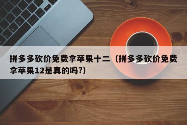拼多多砍价免费拿苹果十二（拼多多砍价免费拿苹果12是真的吗?）-第1张图片-拼多多助力