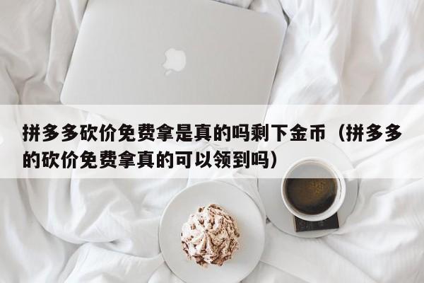 拼多多砍价免费拿是真的吗剩下金币（拼多多的砍价免费拿真的可以领到吗）-第1张图片-拼多多助力