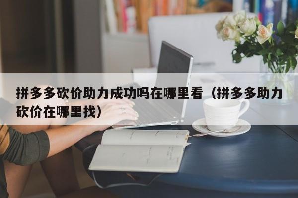 拼多多砍价助力成功吗在哪里看（拼多多助力砍价在哪里找）-第1张图片-拼多多助力