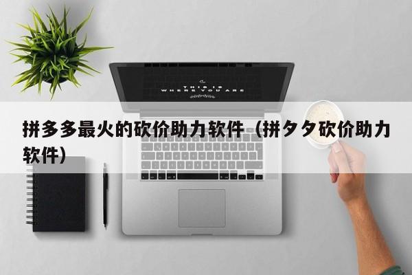 拼多多最火的砍价助力软件（拼夕夕砍价助力软件）-第1张图片-拼多多助力