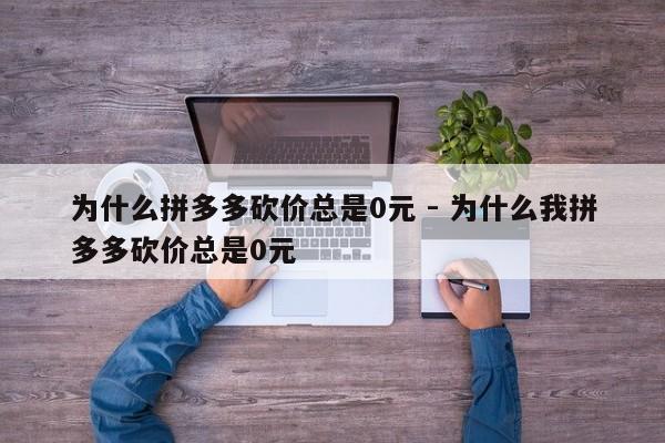 为什么拼多多砍价总是0元 - 为什么我拼多多砍价总是0元-第1张图片-拼多多助力