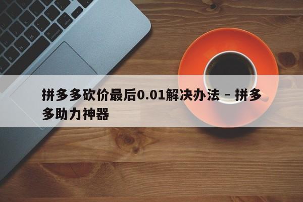 拼多多砍价最后0.01解决办法 - 拼多多助力神器-第1张图片-拼多多助力