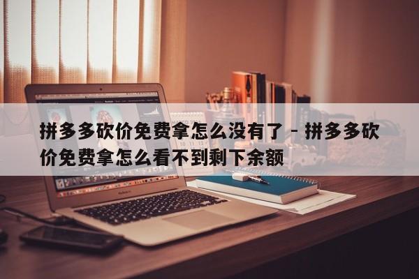 拼多多砍价免费拿怎么没有了 - 拼多多砍价免费拿怎么看不到剩下余额-第1张图片-拼多多助力