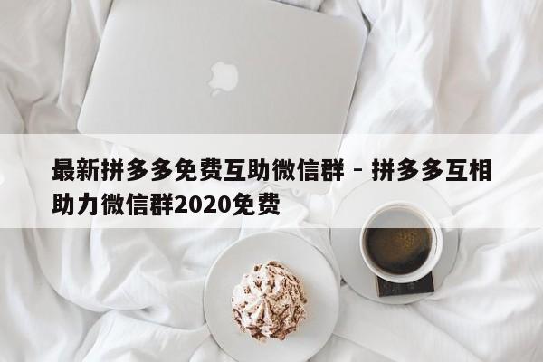 最新拼多多免费互助微信群 - 拼多多互相助力微信群2020免费-第1张图片-拼多多助力